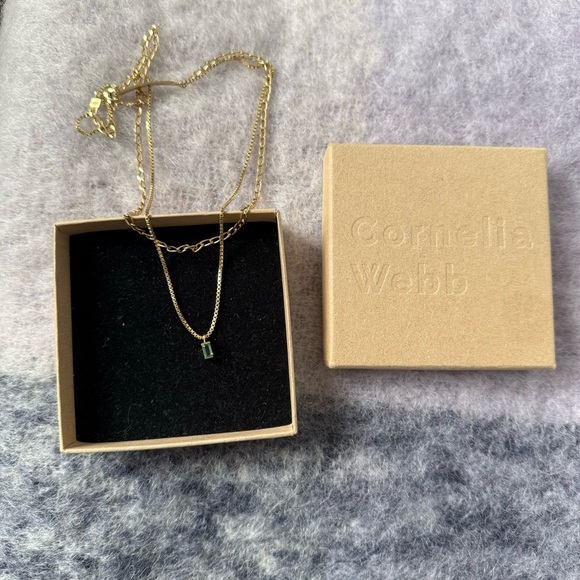 CORNELIA WEBB 24-karat gold-plated quartz necklace - Picture 2 of 9